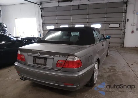 2004 BMW 330Ci из США, поврежденный, VIN WBABW53454PL44758
